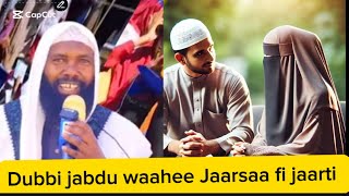 Dubbi jabduu waahee Jarsaa fi jaartti sheikh Usmaan Durii dhamsa jabbaa 