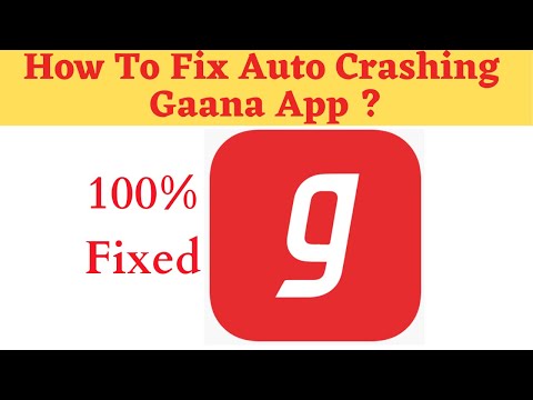 Fix Auto Crashing Gaana App/Keeps Stopping App Error in Android Phone|Apps stopped on Android & IOS hqdefault