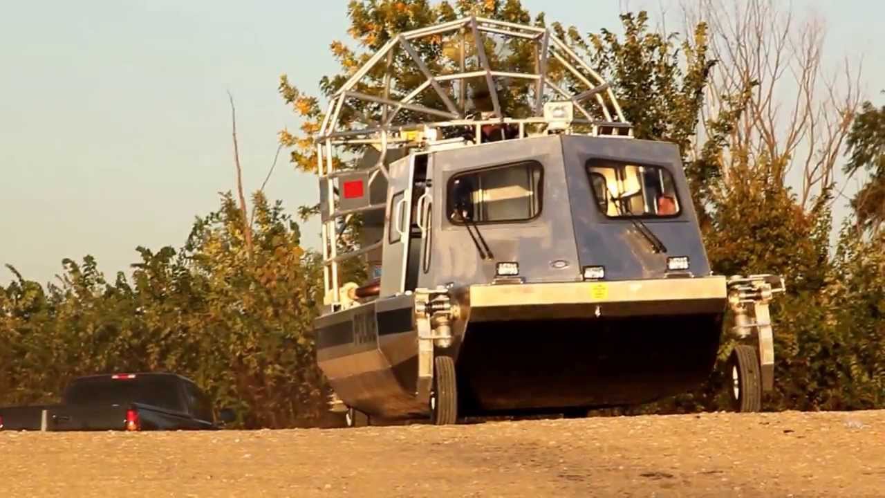 MRA'S WHEEL DEPLOYABLE RESCUE AIRBOAT IN ACTION YouTube