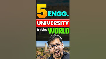 Top 5 Engg. Universities in the World #studyabroadfree #engineering #foreignstudy #harshsir