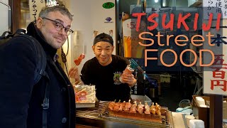 JAPANESE STREET FOOD TOUR - Tsukiji Outer Market Tokyo, Japan
