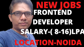 NEW JOBS-Frontend Developer in Cordinova Technologies |NOIDA