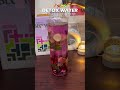 Detox water for glowing and healthy skin✨#shorts #skincare #healthy