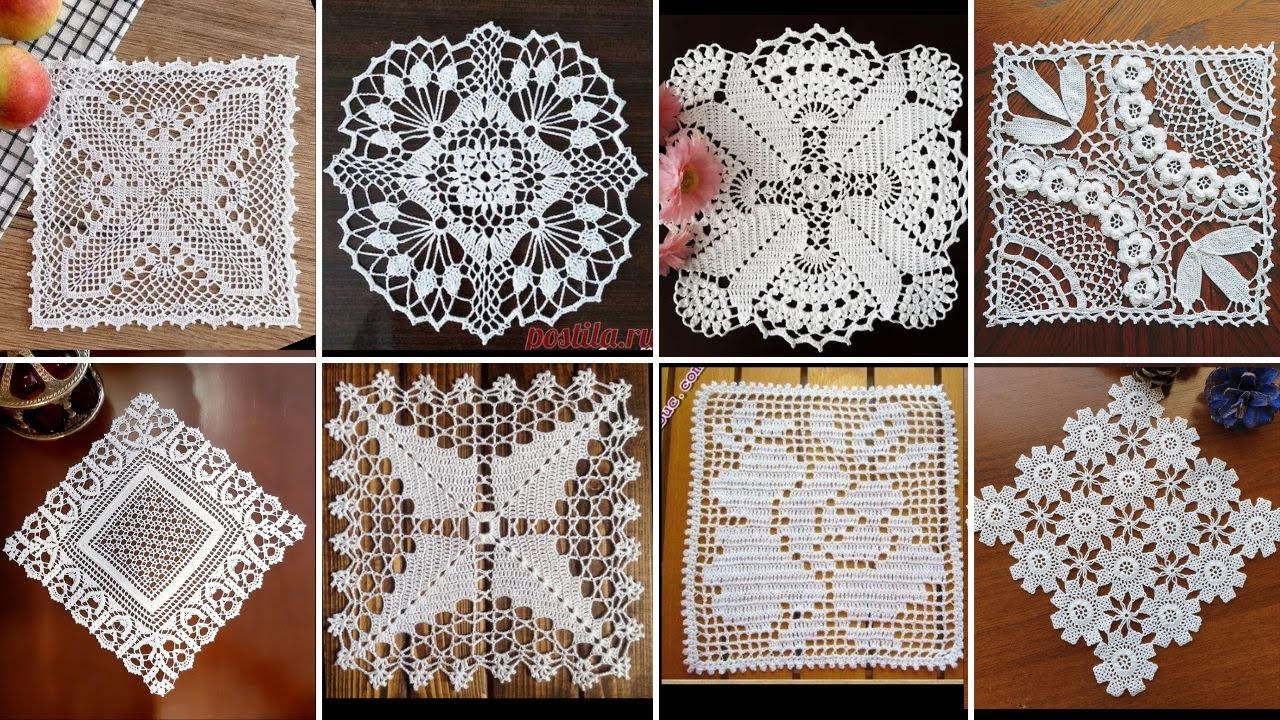 Most Searched Crochet Console Lace Models/Beraziş Runner/Amazing Crochet table Desing 