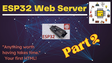 Lets Build An ESP32 Web Server – Arduino IDE Part2