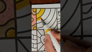 Mini Rainbow Magic Part 2! 💛🌈 #art #coloring #rainbow #magic #yellow #cute #yt #shorts #viral #fun