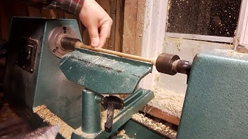 #4 Making a tapered spindle for drop spindle