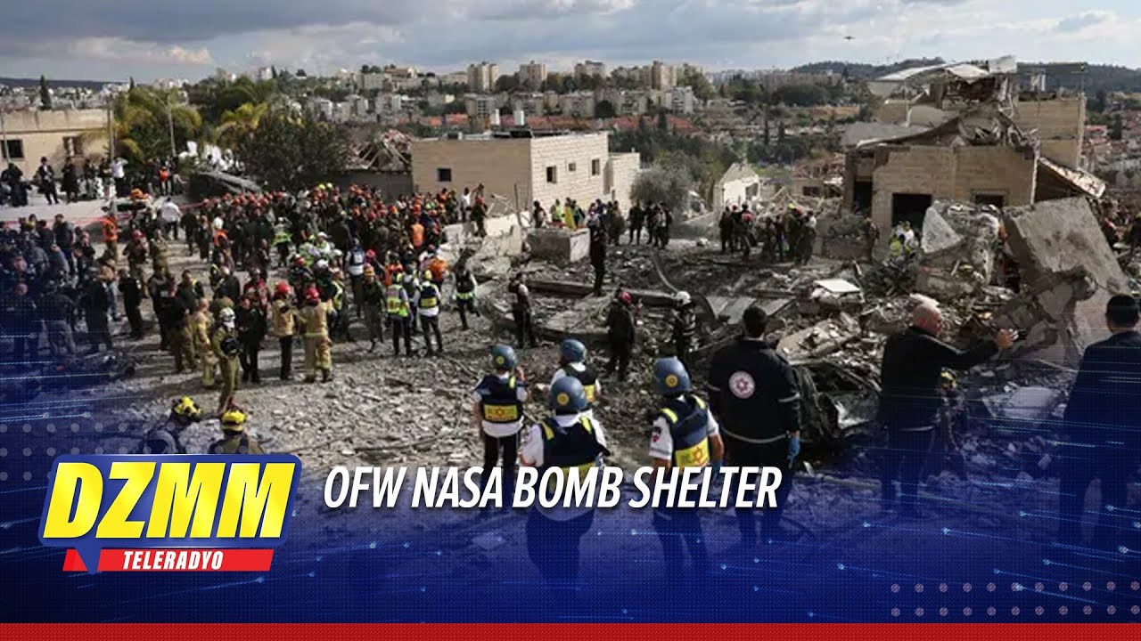 OFW sa Israel nagtatago sa bomb shelter dahil sa pagresbak ng Iran