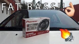 Novas Colunas no Corolla!! (Pioneer TS-G1320F)