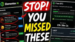 Elementex AI Free BTC | Elementex AI New Rewards | Elementex AI TON & USDT Guide