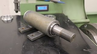 Tornitura Albero Porta Disco Per Sega Circolare - Part 2/2 - [ Turning Disc Holder Shaft For Saw ]