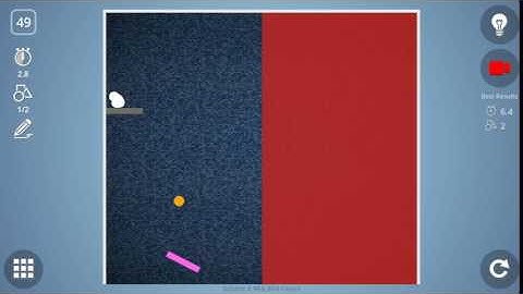 Check out how I solved level 49 in Brain It On! #BrainItOn