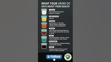 Colour of urine and what it means | Urine color | Red urine #shortsfeed #redurine #shorts