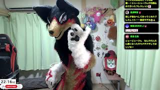 【fursuit/獣化#112】水曜のもふもふタイム🐾【ジュージュー/JuuJuu】#fursuit #獣化 #live
