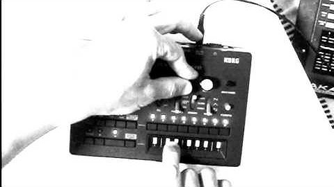 KORG Monotribe blackandwhite