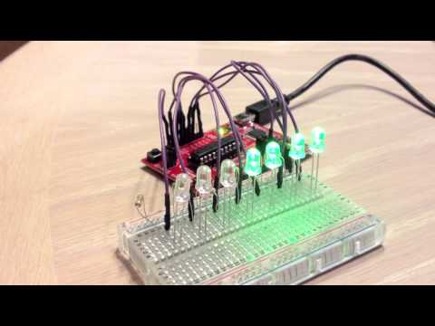 Blink 7 LED Routine - YouTube