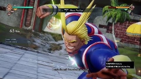 Jump force - (All Might) Combo with assist