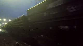 2ТЭ116У-0117. Отправляется на запад ранним утром с Товарной станции. Петрозаводск.