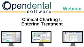 Open Dental Webinar- Clinical Charting I: Entering Treatment screenshot 2