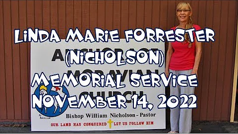 Linda Forrester Nicholson Memorial Service