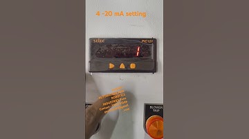 PIC 101 4-20 mA setting #automation #proccess #selec #PIC101 #4-20 mA #controlpanel #shorts #plc