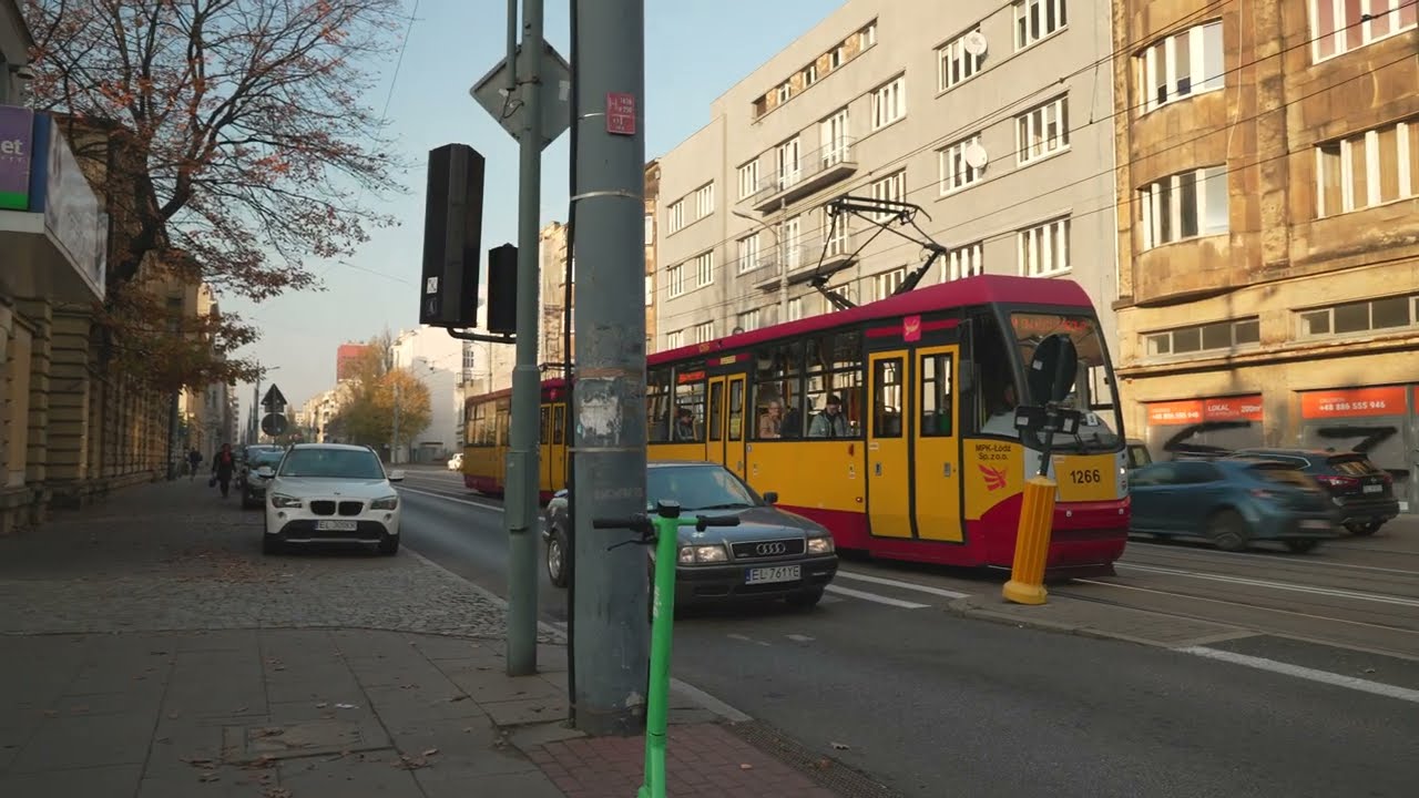 Poland, Łódź, 3 min tram 2A ride from Brzeźna