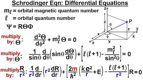 Physics - Ch 66.5 Quantum Mechanics: The Hydrogen Atom (20 of 78) Schrodinger in Spherical 4
