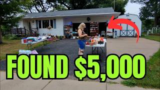 My BIGGEST HAUL EVER From A Garage Sale! Actualización