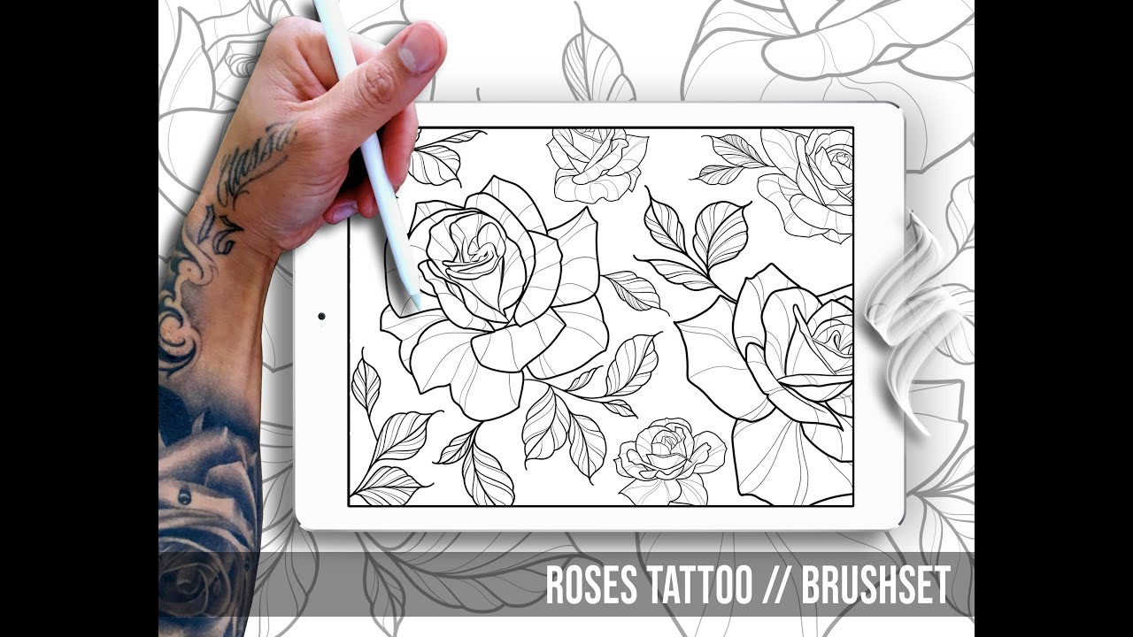 procreate tattoo stamps free download