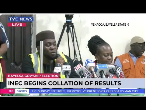 [LIVE] Gov’ship Election | INEC Resumes Collation Of Results In Bayelsa States