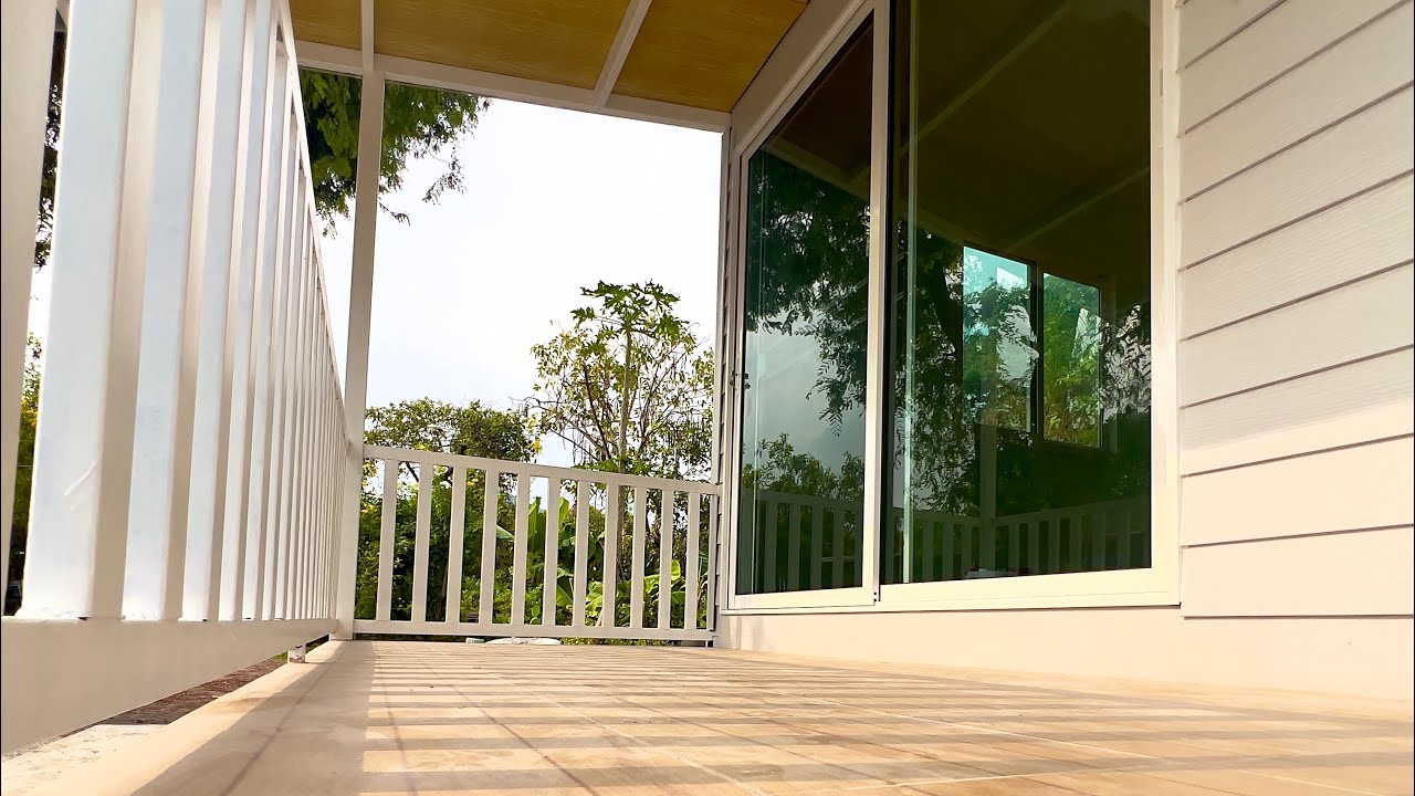 บ้านน็อคดาวน์หลังน้ิอยของคุณยาย งบสร้าง 269,000 บาท