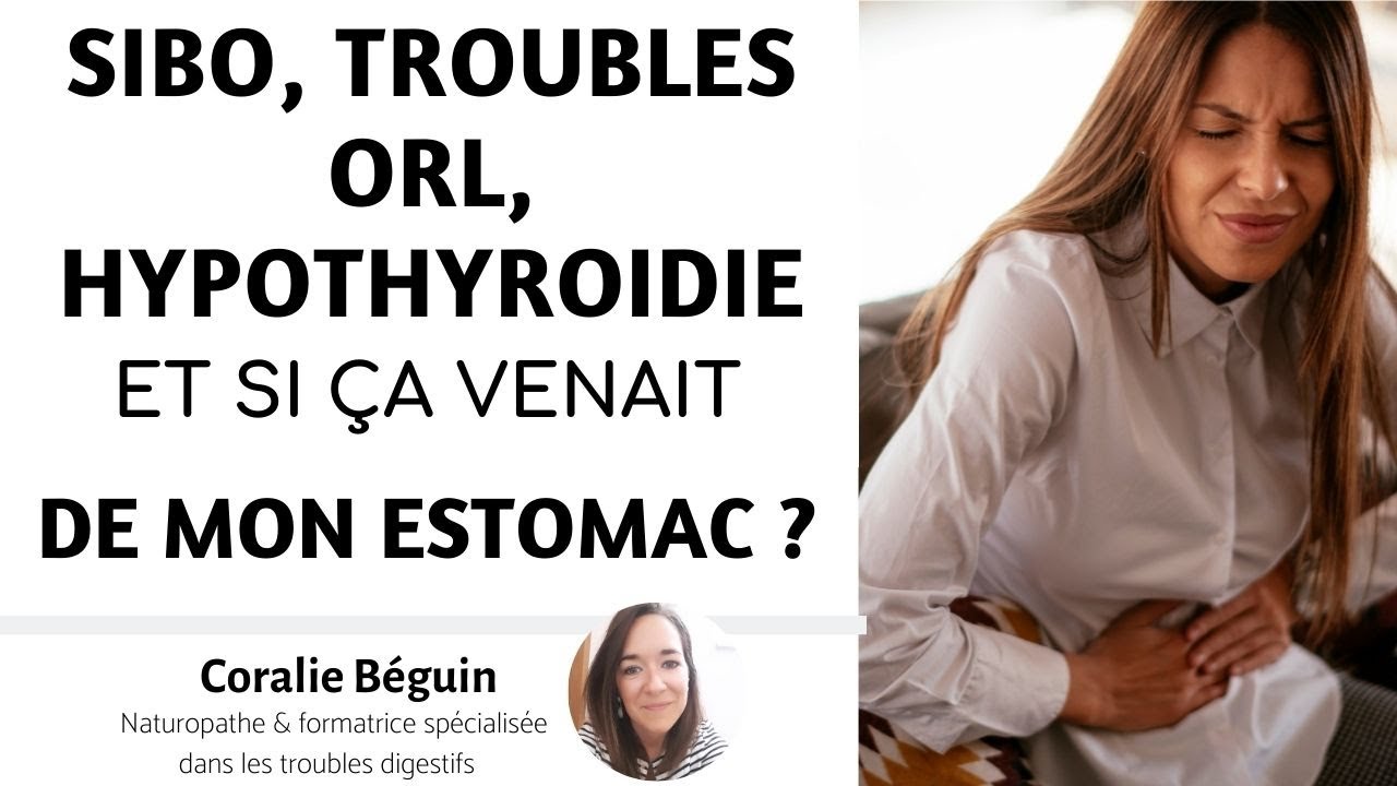 Sibo, hypothyroidie, troubles ORL ? et si ça venait de votre estomac ? | Coralie Béguin Naturopathe