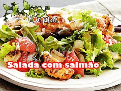 Vídeo: Salada De Salmão Cozido