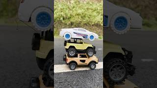 RC remote control Jeep and police review Kaisa #shortsfeed