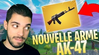 nouvelle arme fortnite ak 47 - la nouvelle arme ak est monstrueuse sur fortnite top 1 gameplay  la nouvelle arme ak est monstrueuse sur fortnite top 1 gameplay - nouvelle arme fortnite ak 47