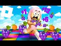 🍇JOGUEI O CANDY CRUSH DE FRUTAS DO ROBLOX - Fruit conect