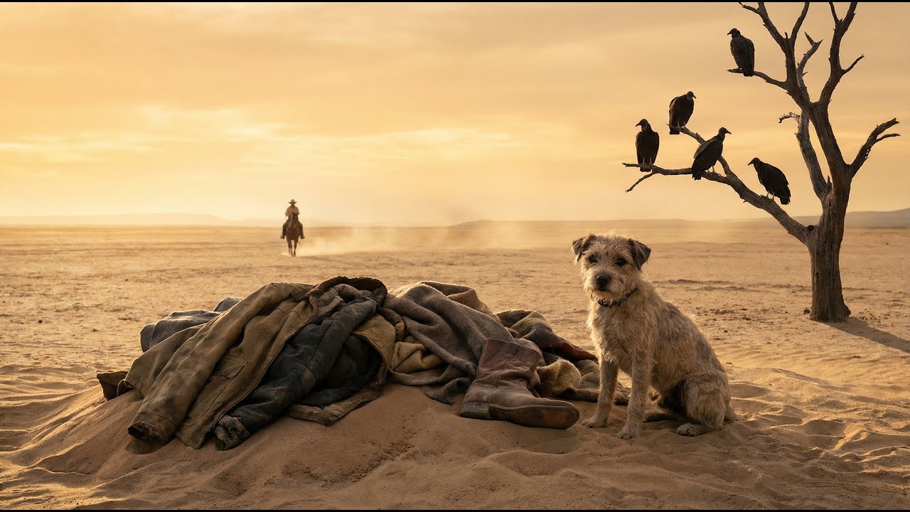 Dog Fought Off VULTURES For 30 Days To Protect His Owner... Until Old The Rancher ARRIVED.