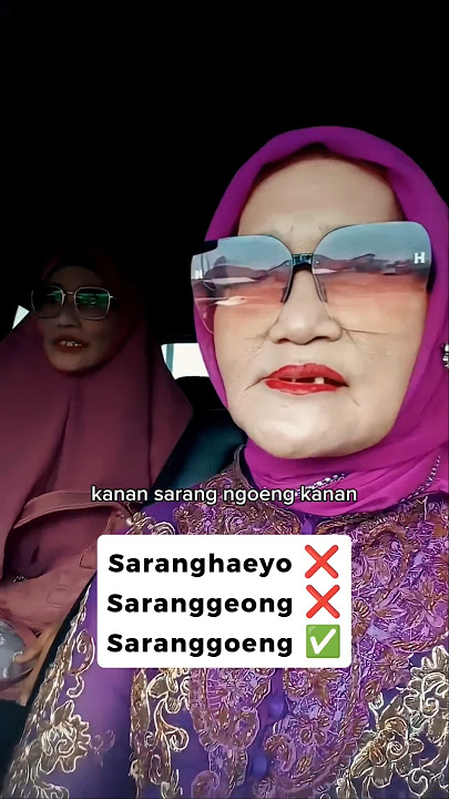 saranghaeyo ❌ saranggeong ✅.