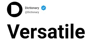 Versatile Meaning In English