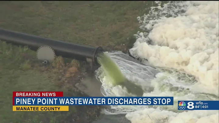 Discharges of untreated Piney Point wastewater stopped, DEP says