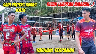 Puncak Emosi rivan nurmulki voli tarkam melawan sadi yudi kendil didin bae tim kaik voli singotoko