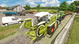 Ensilage de Maïs avec des Vieux Tracteurs | à l'Ancienne | Farming Simulator 25 screenshot 5