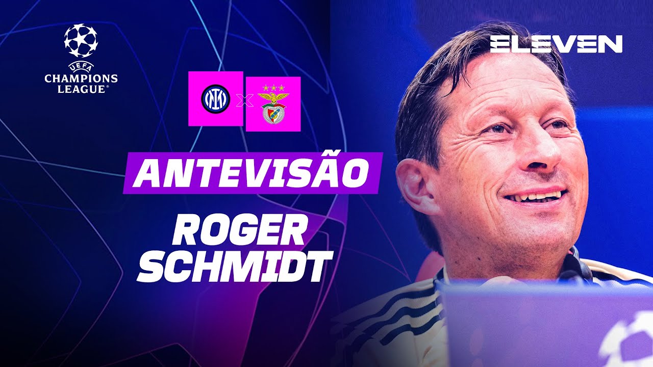 Benfica Antevisão Roger Schmidt Inter Champions - SL Benfica