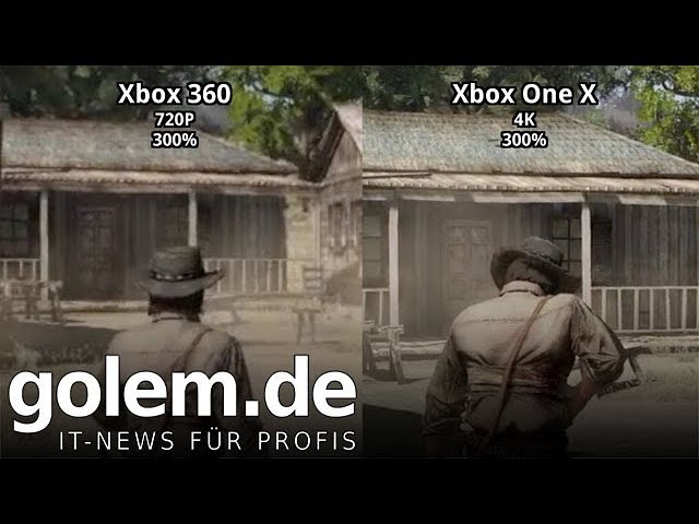 Red Dead Redemption, Xbox One X vs Xbox 360