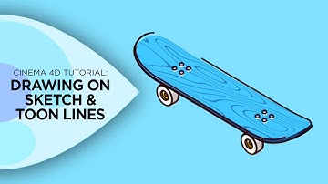 Cinema 4D Tutorial - Make Animated Outlines Using Sketch & Toon in Cinema 4D