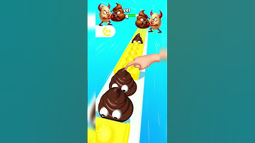 Ultieme Poop Egg Popper Game 💩 | Crazy Hand Touch Challenge | Pop Run 3D Grappige Momenten #shorts