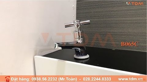TDM.VN | Review vòi chậu rửa mặt lạnh Caesar B065C (B065) gắn lavabo 1 đường nước loại vặn