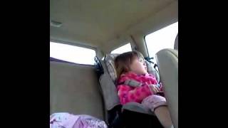 My granddaughter singing in the van by kellie garwood 203 views 12 years ago 1 minute, 10 seconds