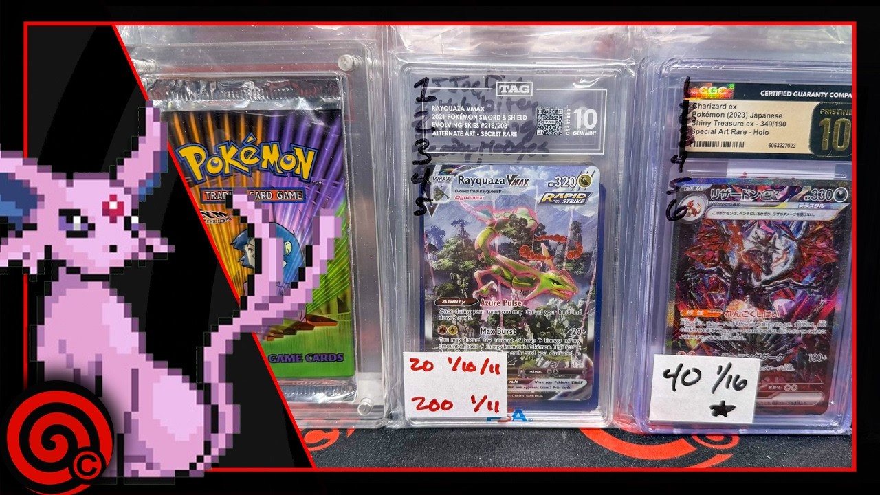 FREE POKEMON CARD GIVEAWAY - RAYQUAZA MEGA IS MEGA HOT - GYM PACK IS CLOSE