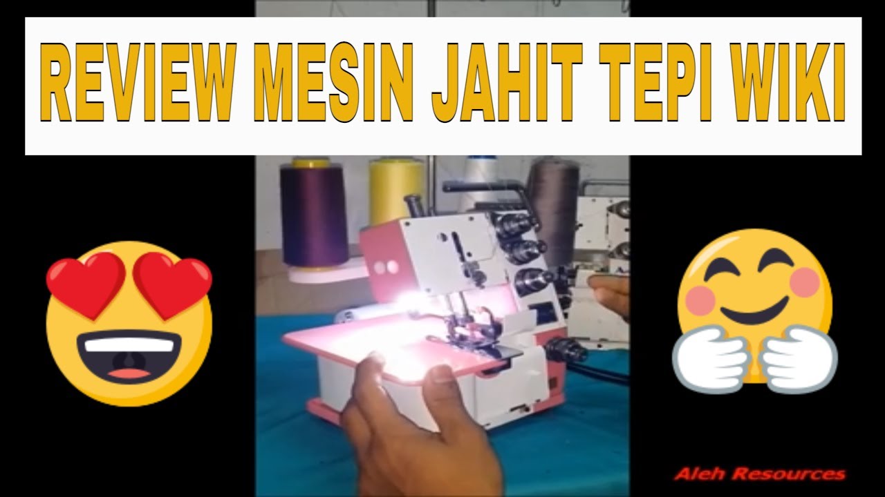 Mesin Jahit Tepi Terlanjur Murah - YouTube